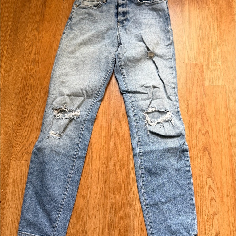 Pistola Faded Blue Ripped Skinny Jeans